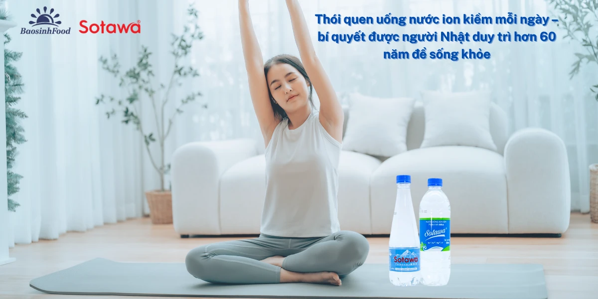 Thói quen uống nước ion kiềm mỗi ngày – bí quyết được người Nhật duy trì hơn 60 năm để sống khỏe và sống thọ.
